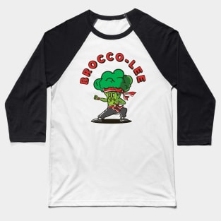 Funny Kungfu Fighter Broccoli Baseball T-Shirt